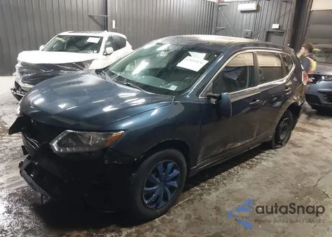 2016 Nissan Rogue S из США, поврежденный, VIN JN8AT2MV8GW130536